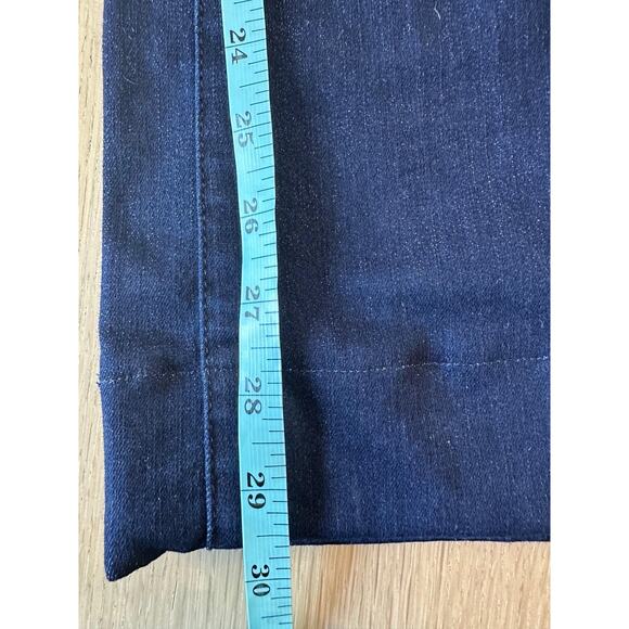 NYDJ Not Your Daughter's Jeans High Rise Straight Leg Dark Wash Stretch 4 2278 - Picture 3 of 7